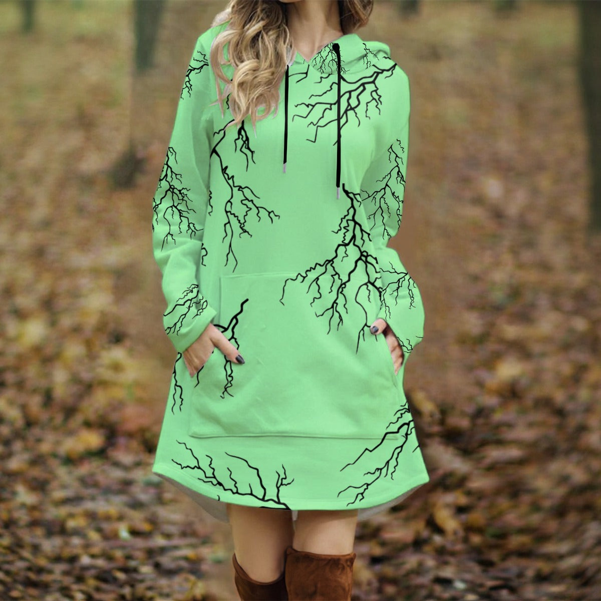 Bride of Chaos Women's Longline Hoodie Dress: