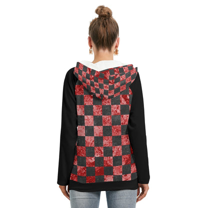 Hellbound Demon Women's Hoodie With Double Hood