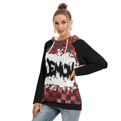 Hellbound Demon Women's Hoodie With Double Hood