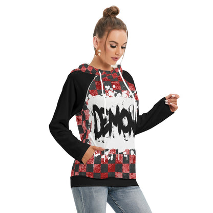 Hellbound Demon Women's Hoodie With Double Hood