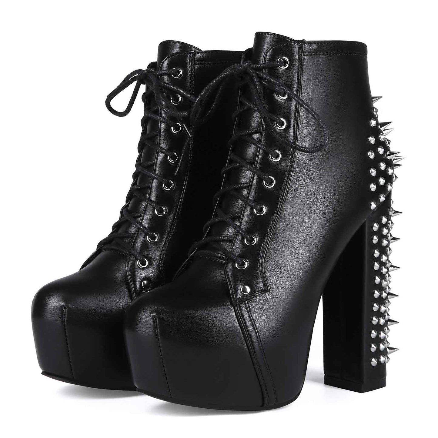 The Damned Walk Tall — Spiked Gothic High Heels