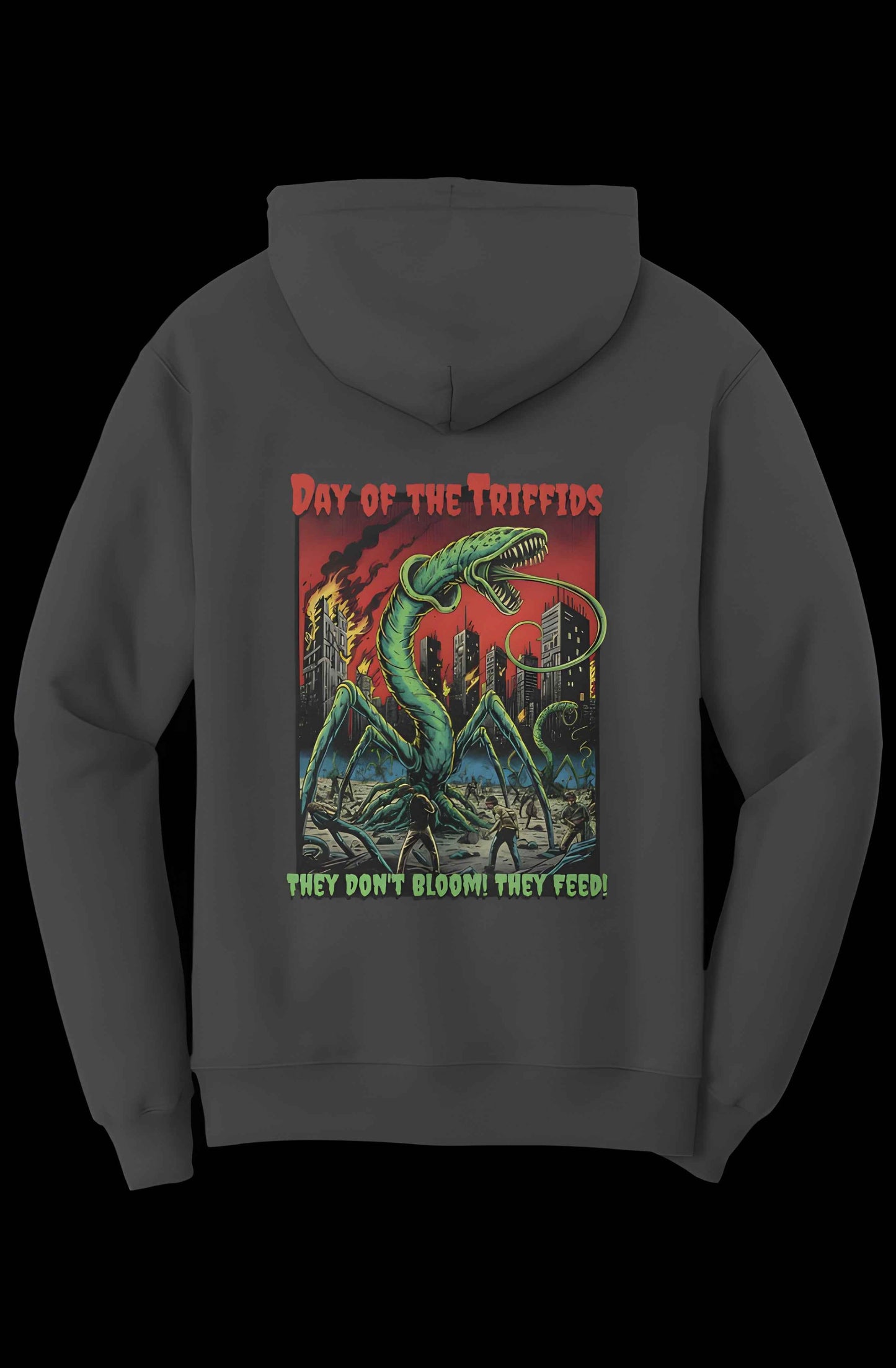 Day Of The Triffids Fleece Pullover Hoodie