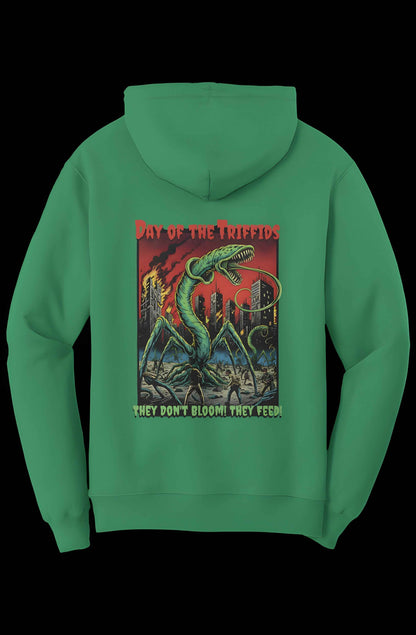Day Of The Triffids Fleece Pullover Hoodie