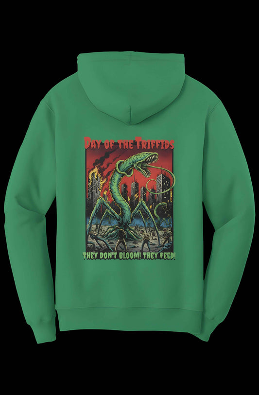 Day Of The Triffids Fleece Pullover Hoodie
