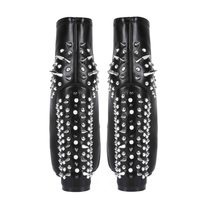 The Damned Walk Tall — Spiked Gothic High Heels