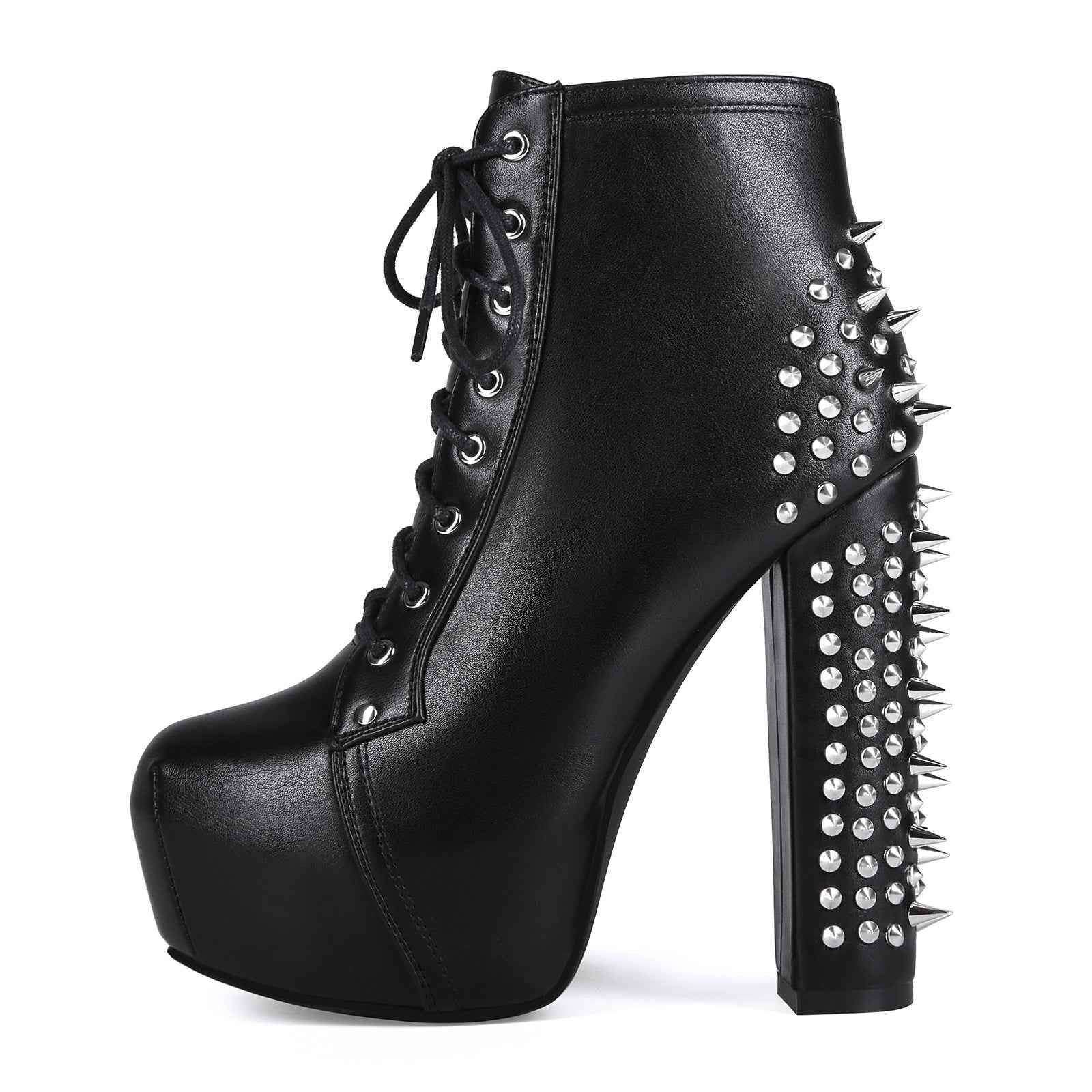 The Damned Walk Tall — Spiked Gothic High Heels