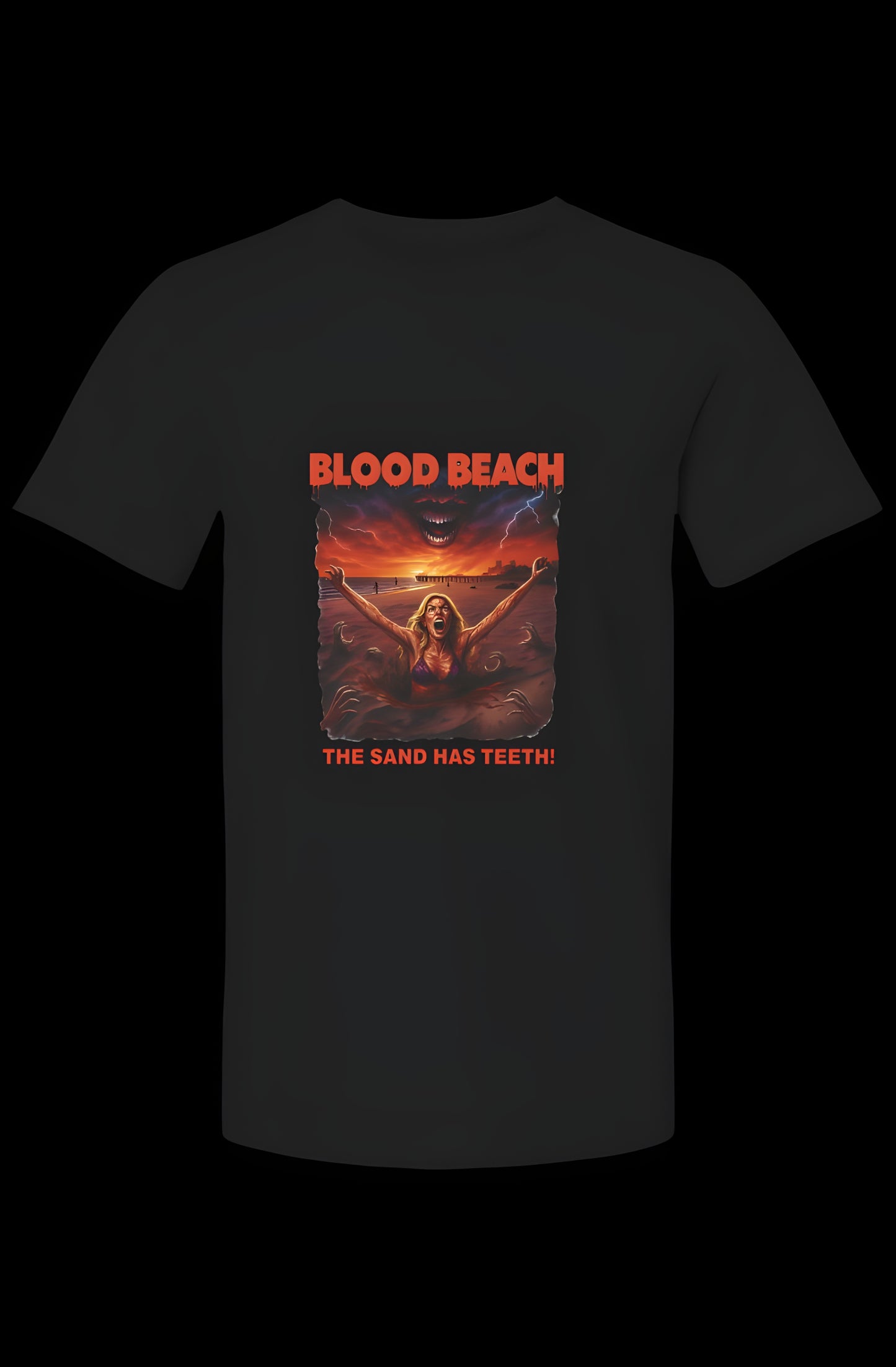 Blood Beach T-shirt - Aggressive Attire