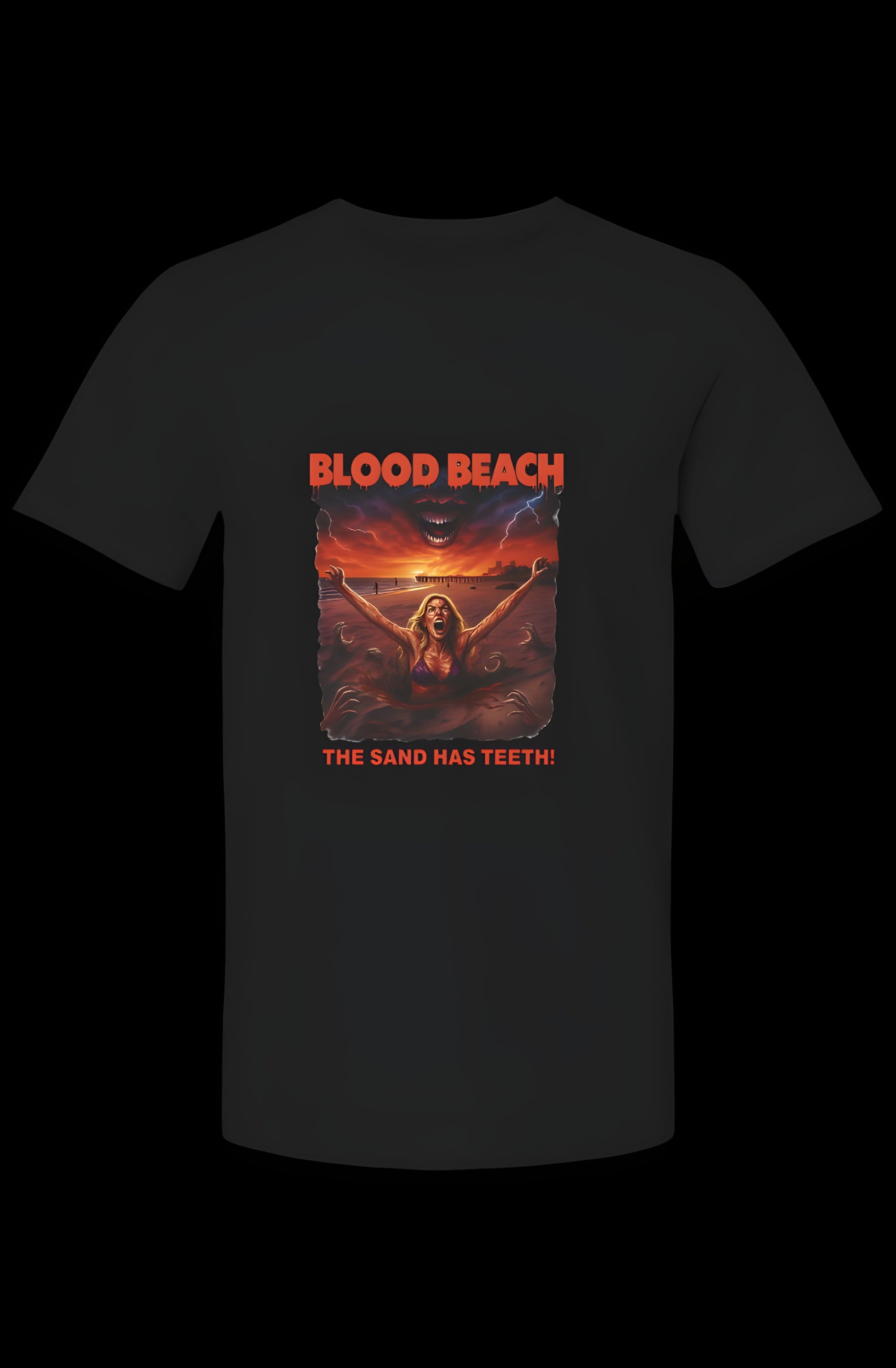Blood Beach T-shirt - Aggressive Attire