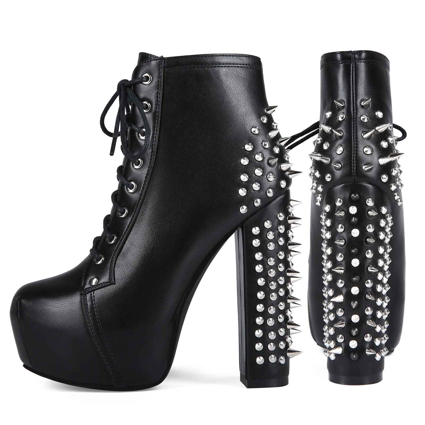 The Damned Walk Tall — Spiked Gothic High Heels