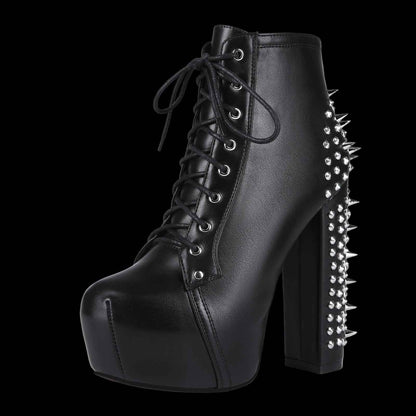 The Damned Walk Tall — Spiked Gothic High Heels