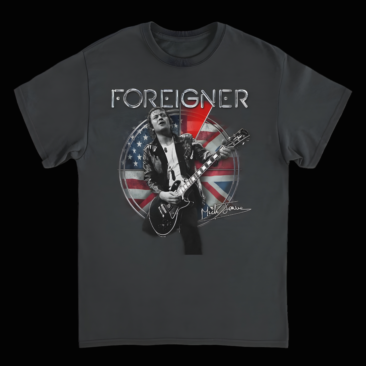 Foreigner Mick Jones Tee - Premium Rock Band Graphic Tee