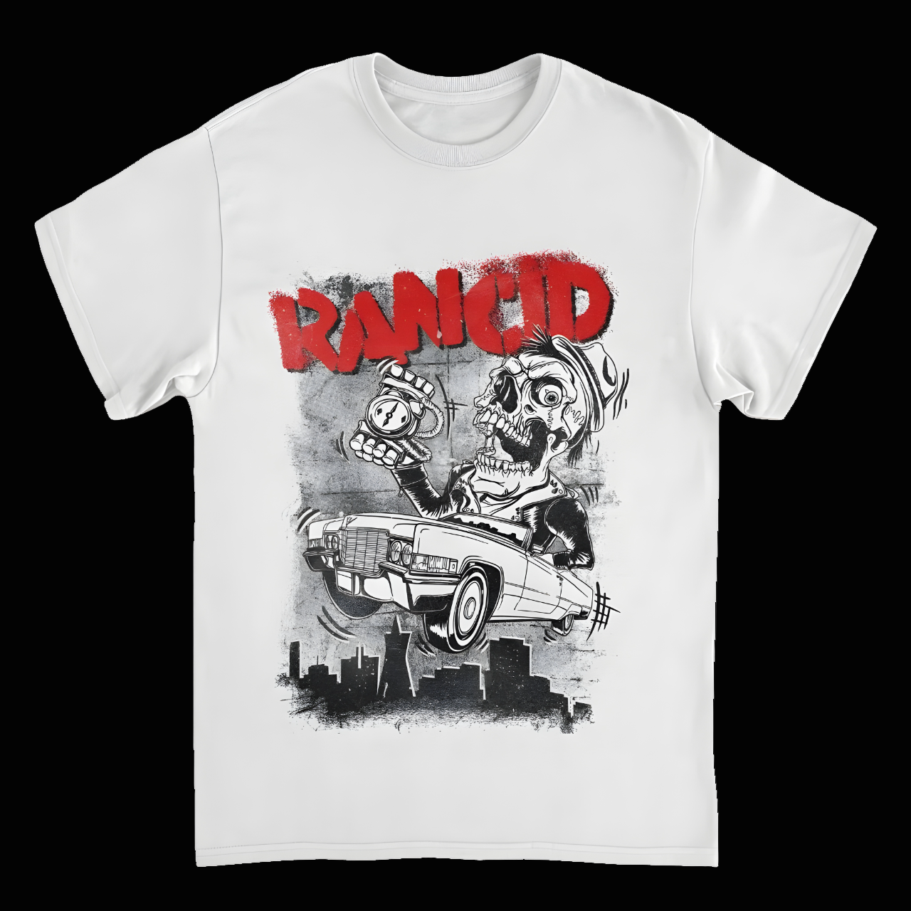 Classic Punk Vibes – Rancid Cadillac T-Shirt