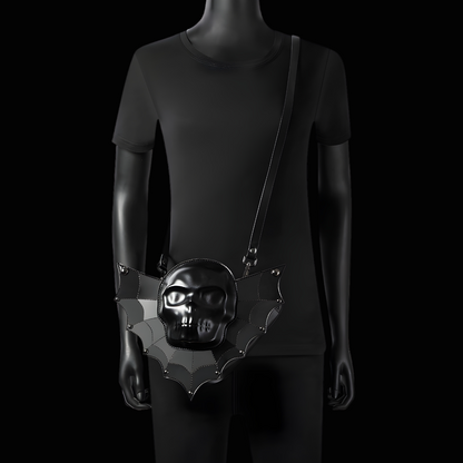 Wings of the Dead Gothic Skull Bag - Unique Gothic Accessory