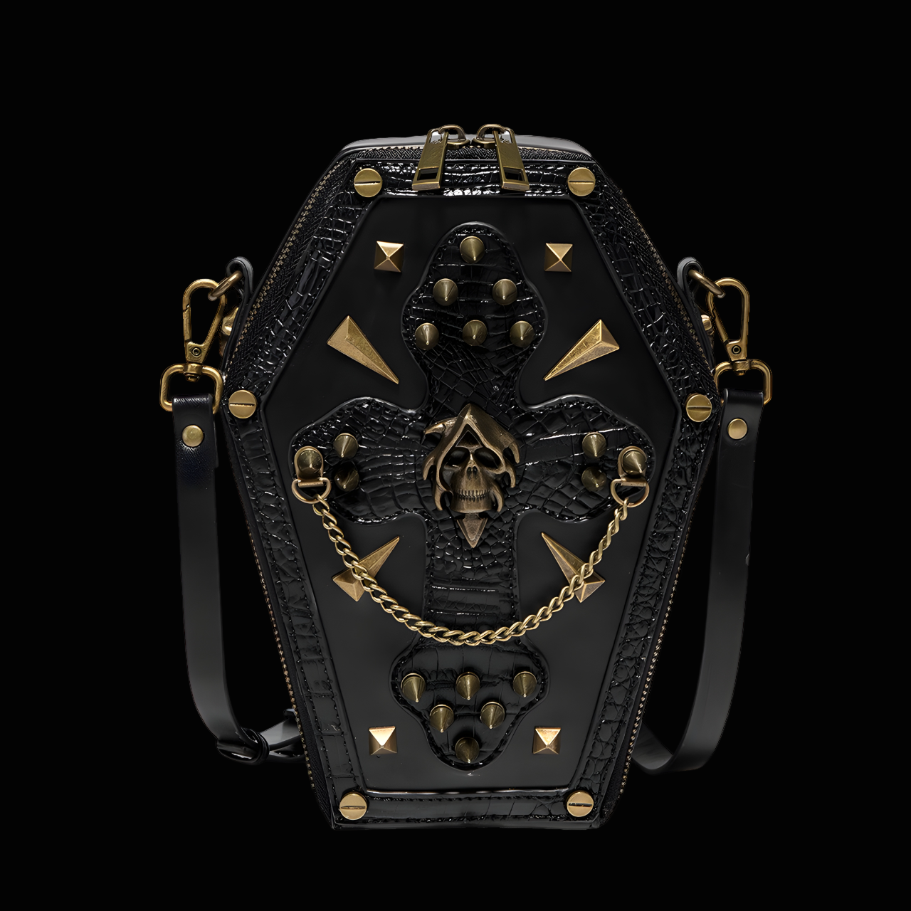 Rebel Bones Skull Crossbody Bag - Edgy Style and Unique Design