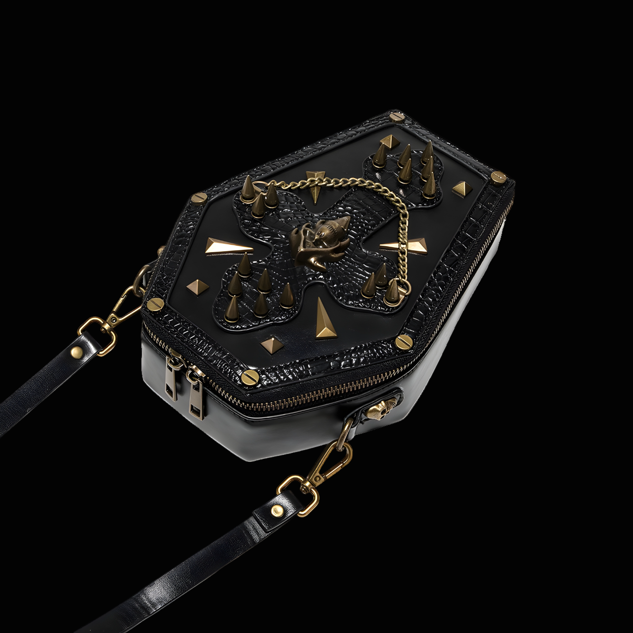 Rebel Bones Skull Crossbody Bag - Edgy Style and Unique Design