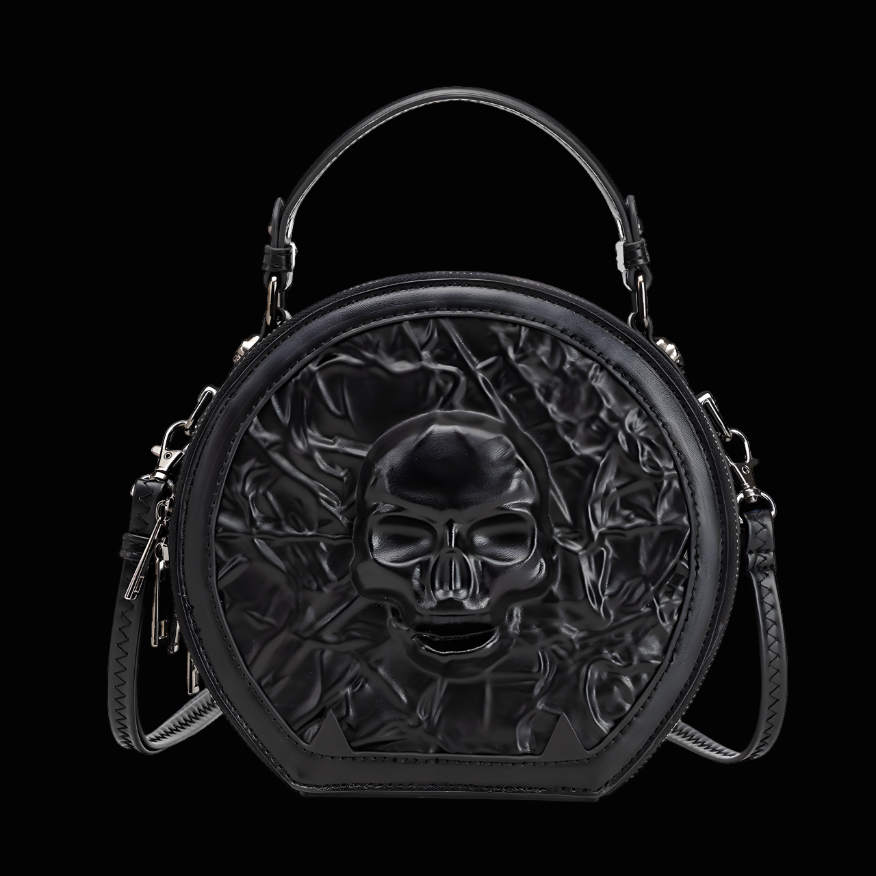 Rebel Bones Skull Crossbody Bag - Edgy Style and Unique Design