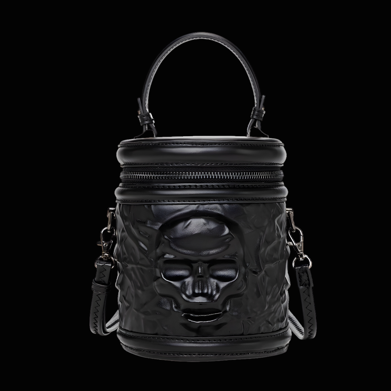 Rebel Bones Skull Crossbody Bag - Edgy Style and Unique Design